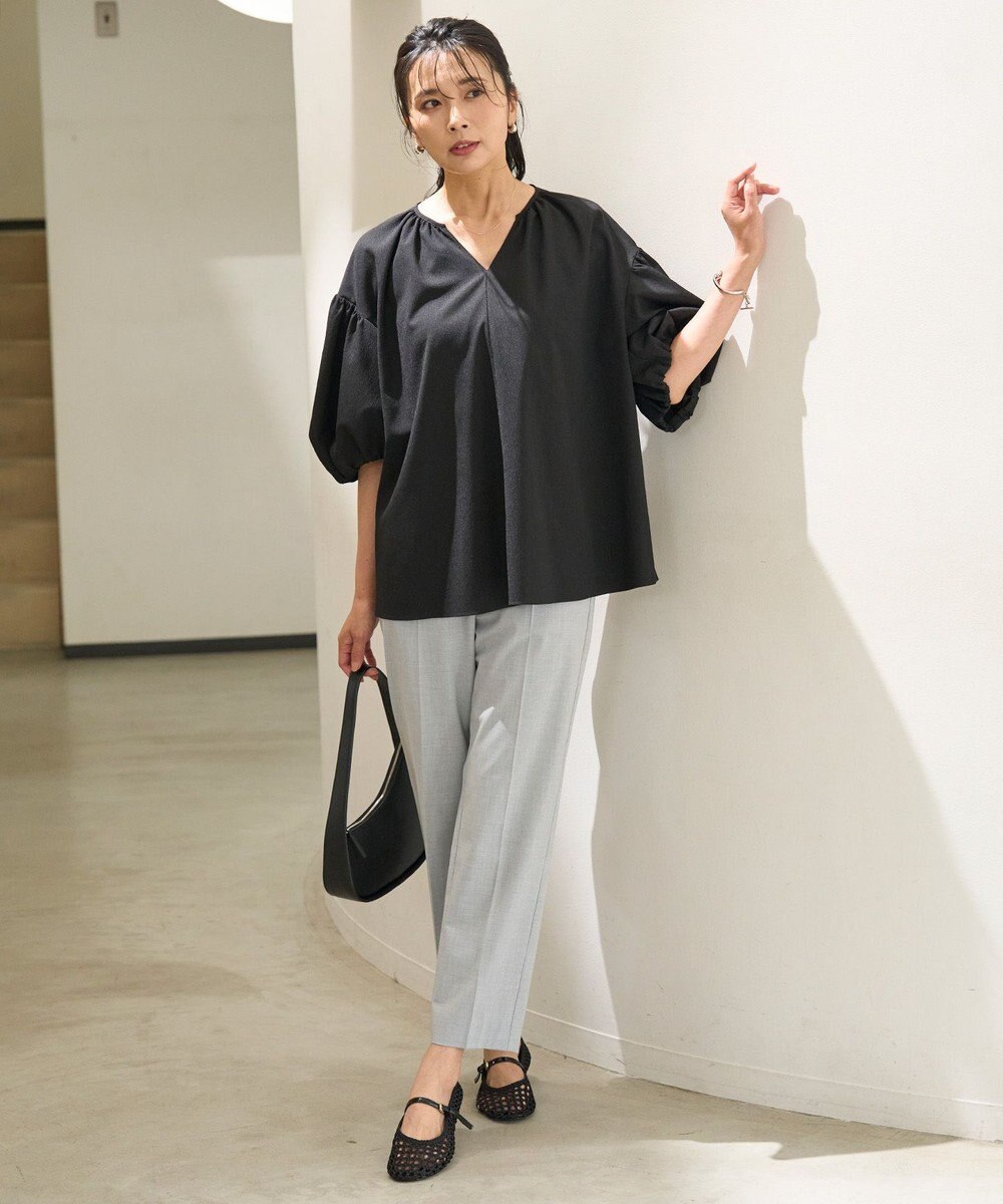 UNFILO BREEZEMOVE ボリュームブラウス 