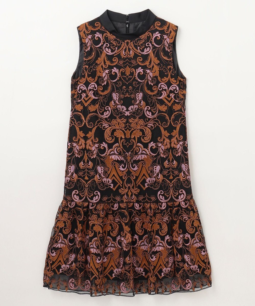 GRACE CONTINENTAL ラメオーナメントミニドレス 