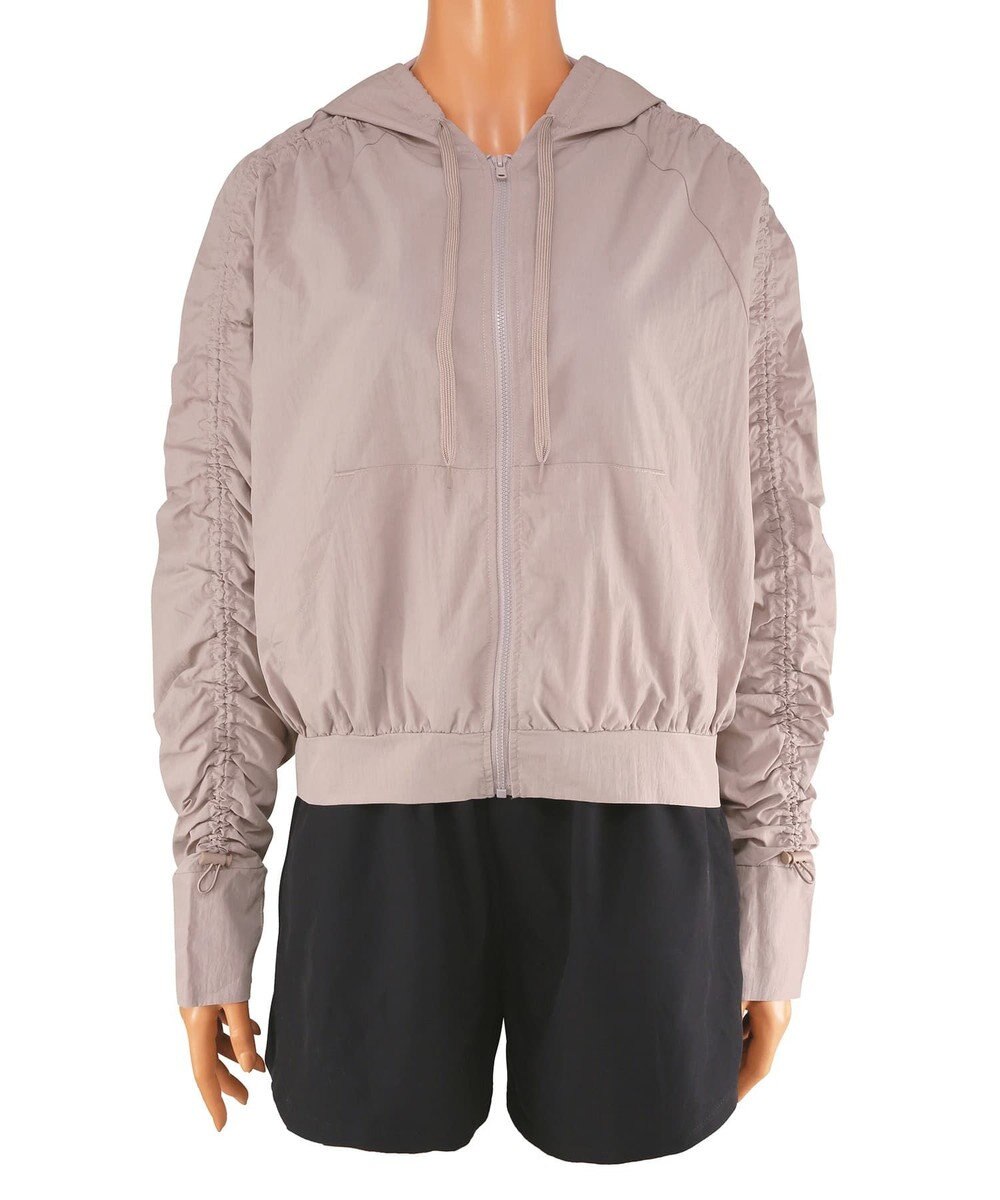 San-ai Resort（三愛水着楽園） WEB限定商品ショートラッシュパーカー付きリブタンキニ水着+レギンス付き5点セット【Beach Queen（ビーチクイーン）】 