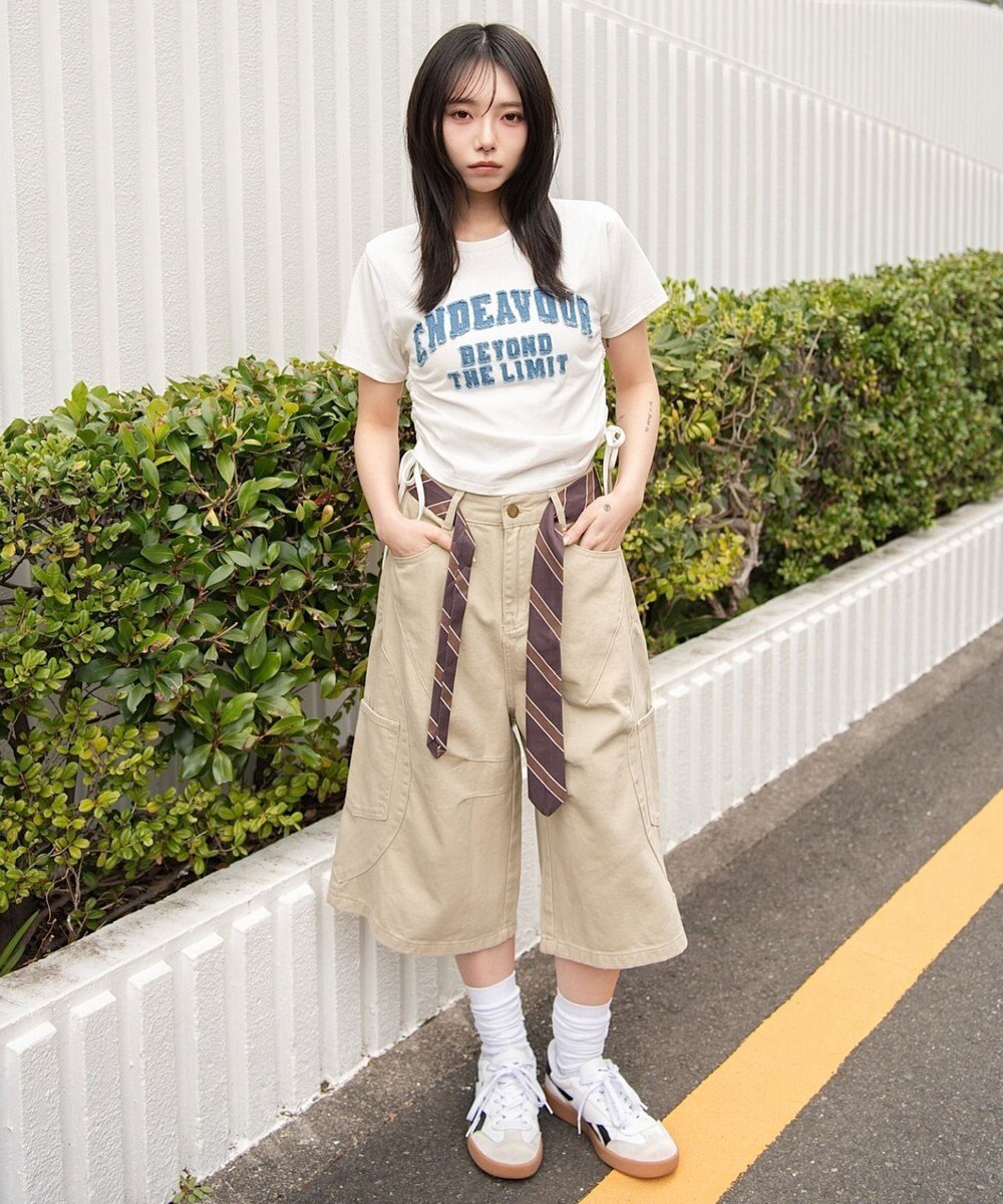 WEGO クラフトデザインサイドドロストT 