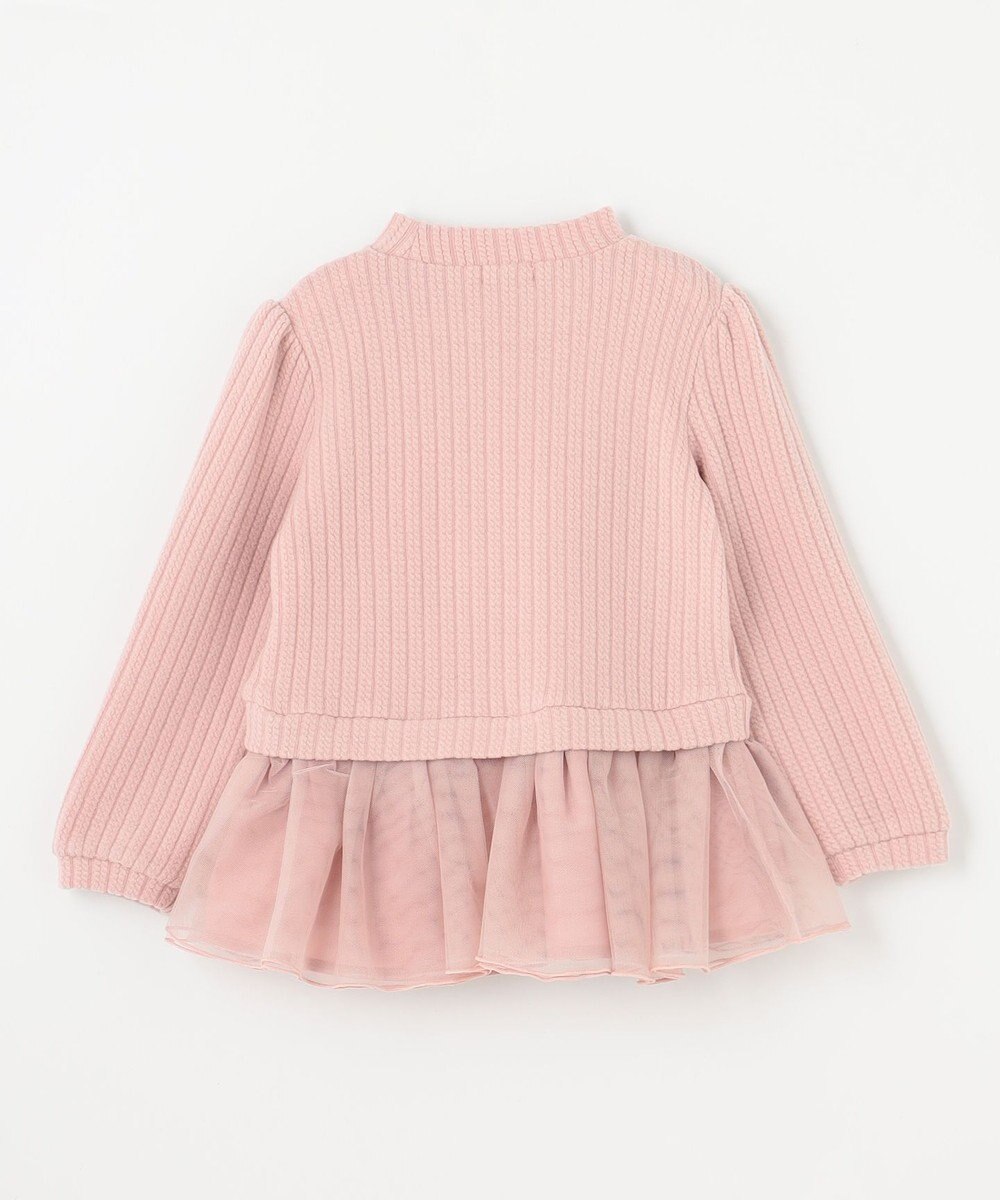 ANY KIDS ふくれジャガードリボンチュニック 