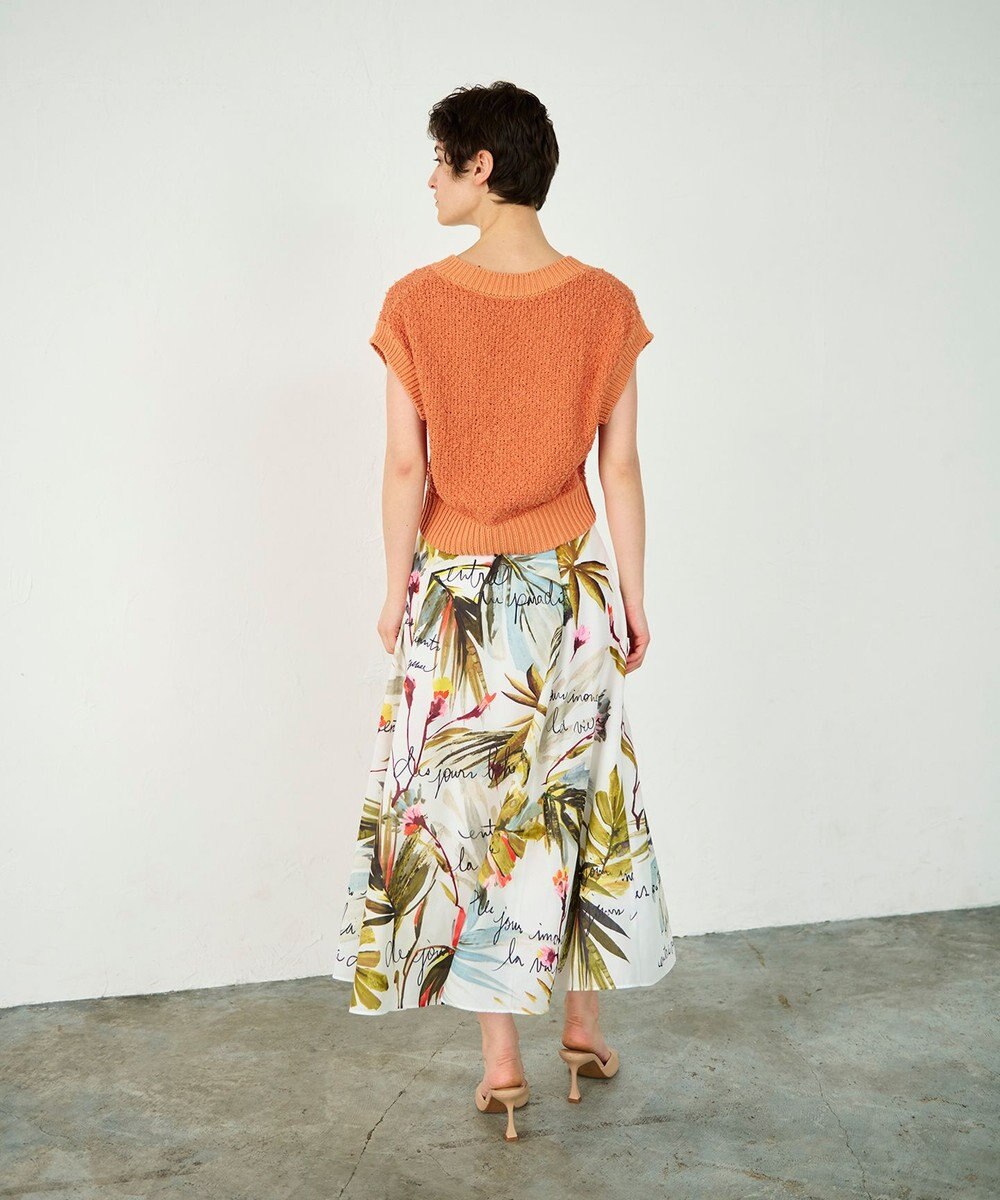 GRACE CONTINENTAL カノコショートニットトップ 