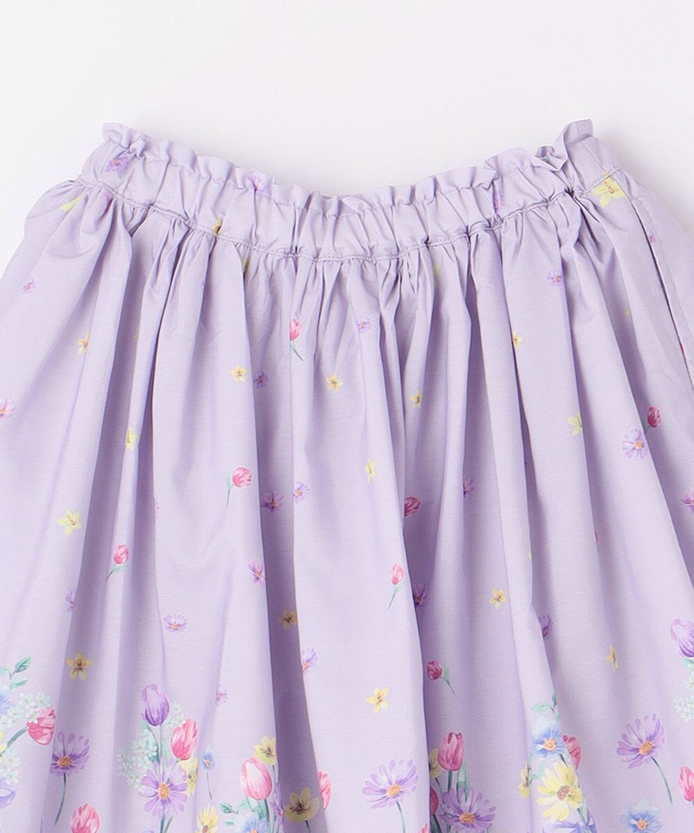 ANY KIDS フラワー ブーケ プリント スカパン 