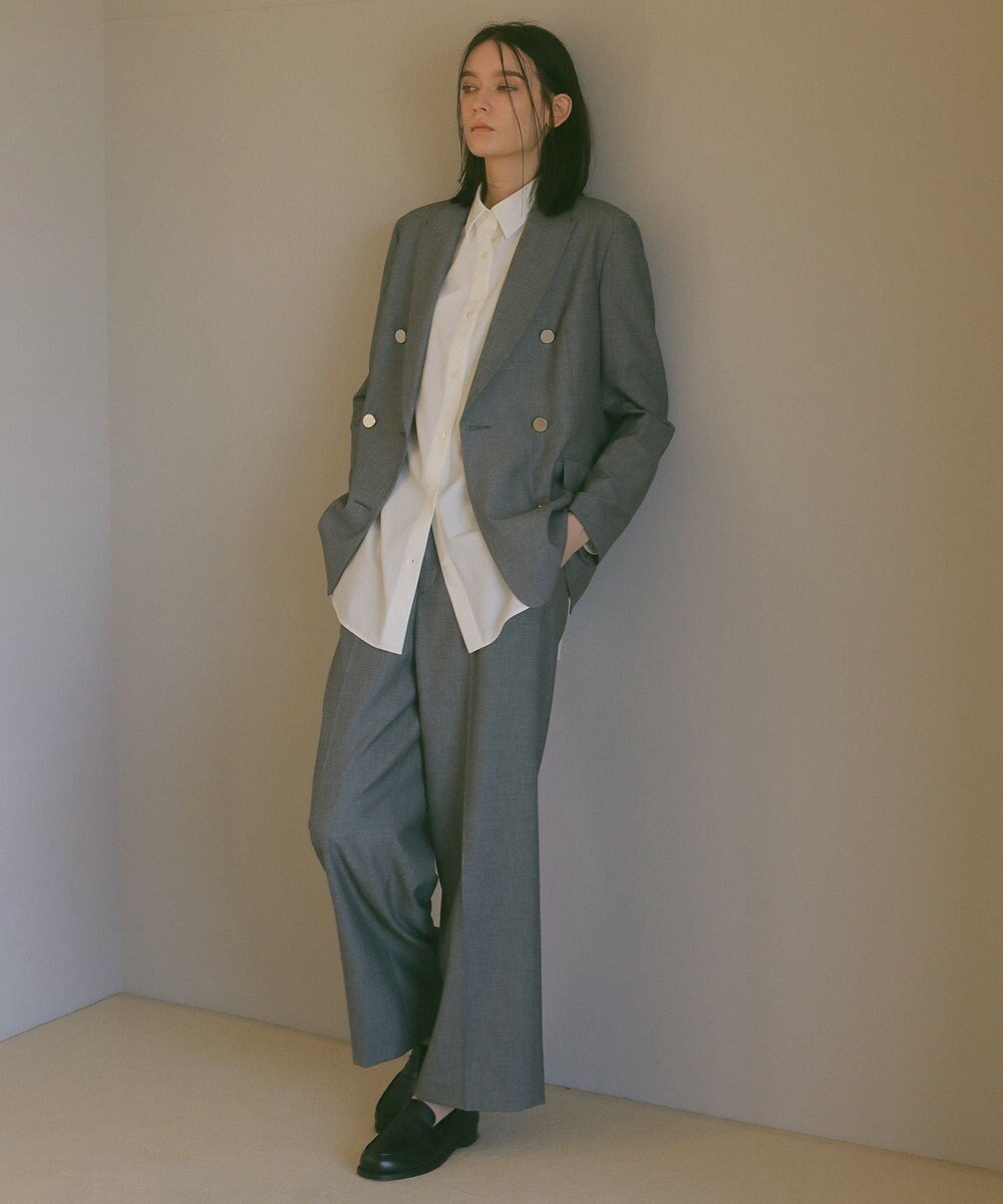 23区 【23区 | 5525gallery】ウールストレッチ ダブル前 ジャケット 