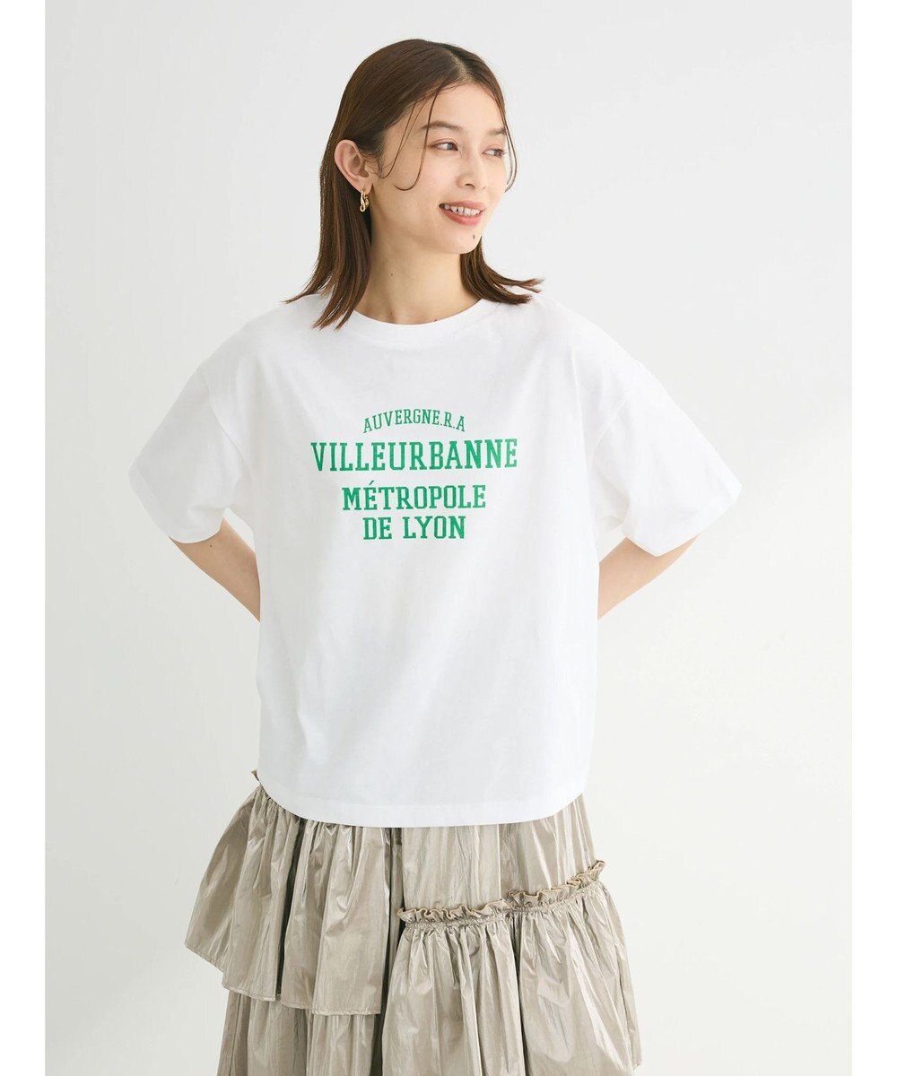 Green Parks 多段カレッジロゴボックスＴシャツ 