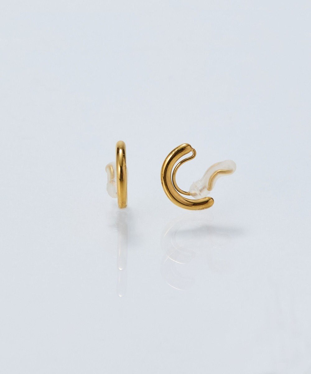 Phoebe 〈痛くないシリーズ/金属アレルギー対応〉スリークフープライトフィットイヤリング/サージカルステンレス 