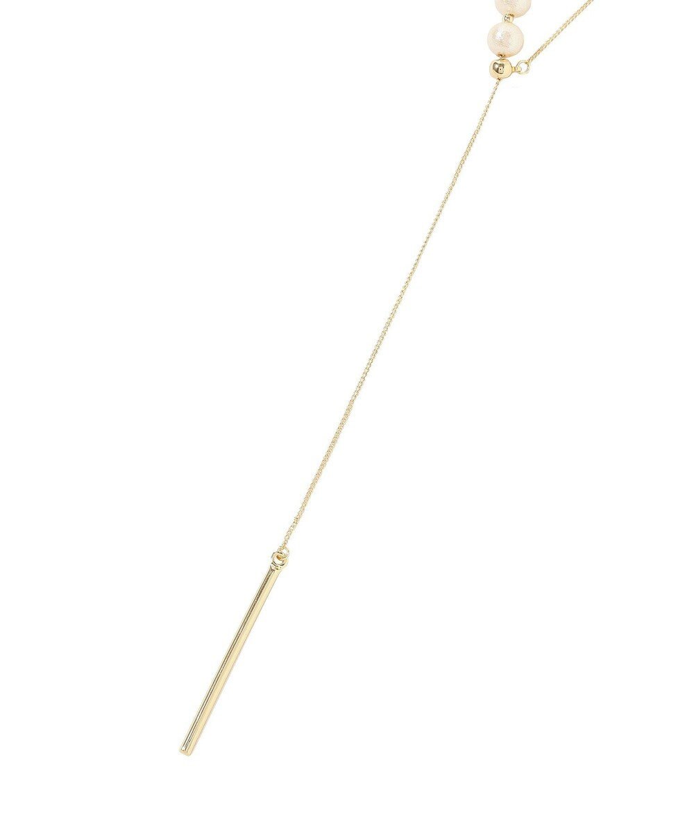 YECCA VECCA 2wayコットンパールスライドラリエット 