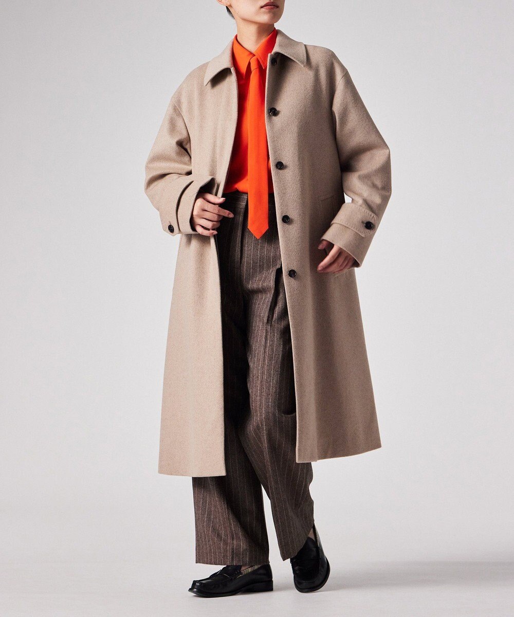 Paul Smith ストライプ ウール ワイドパンツ 