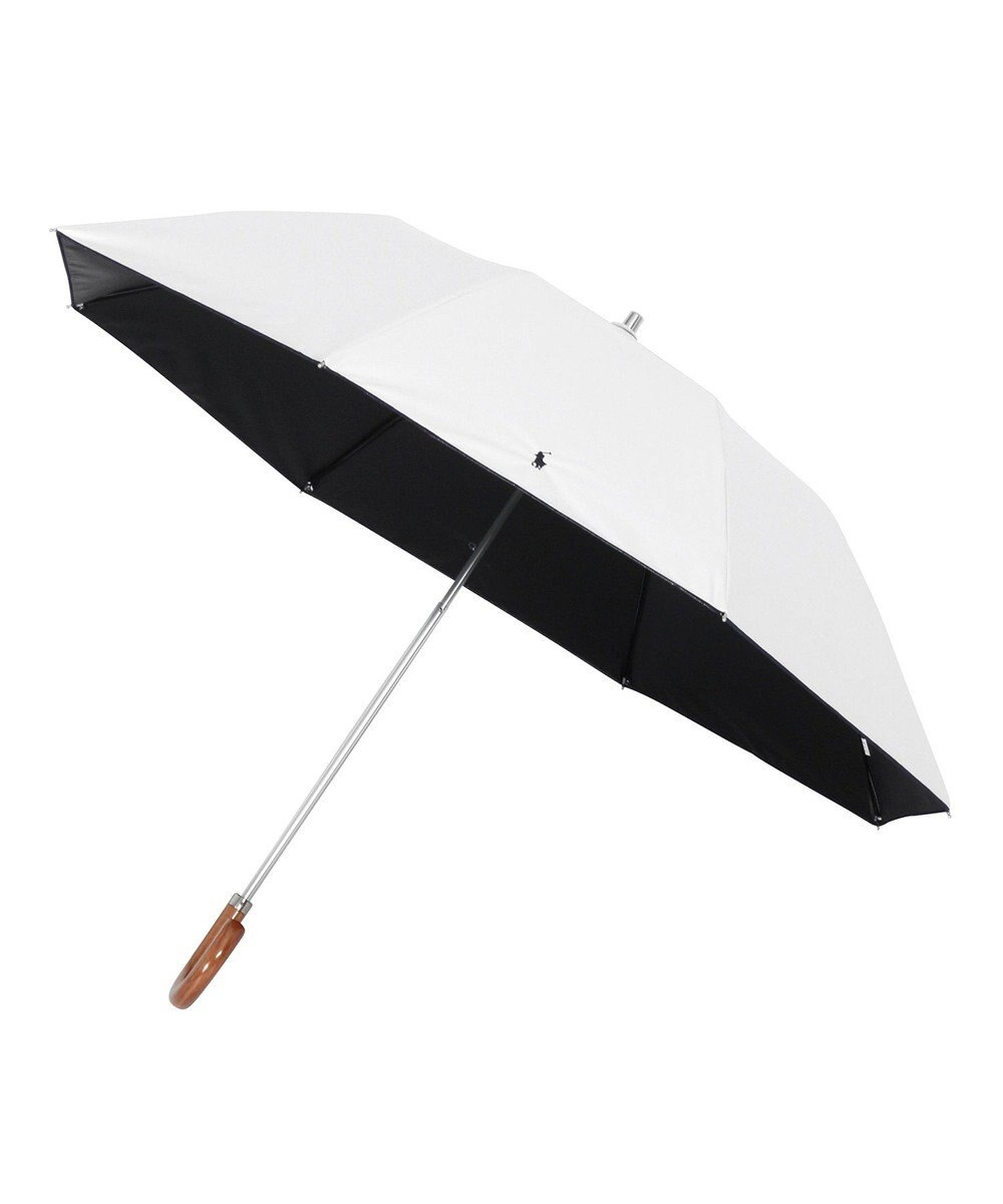 MOONBAT POLO RALPH LAUREN 晴雨兼用日傘 折りたたみ傘 楽折 ワンポイントPP 一級遮光 遮熱 UV 
