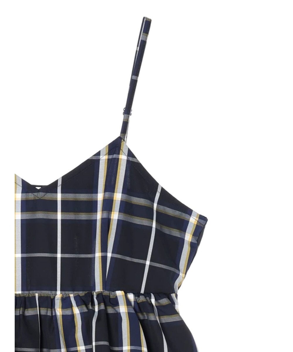 Green Parks ・ＳＵＧＡＲ　ＳＰＯＯＮ　チェックラッフルキャミワンピース 