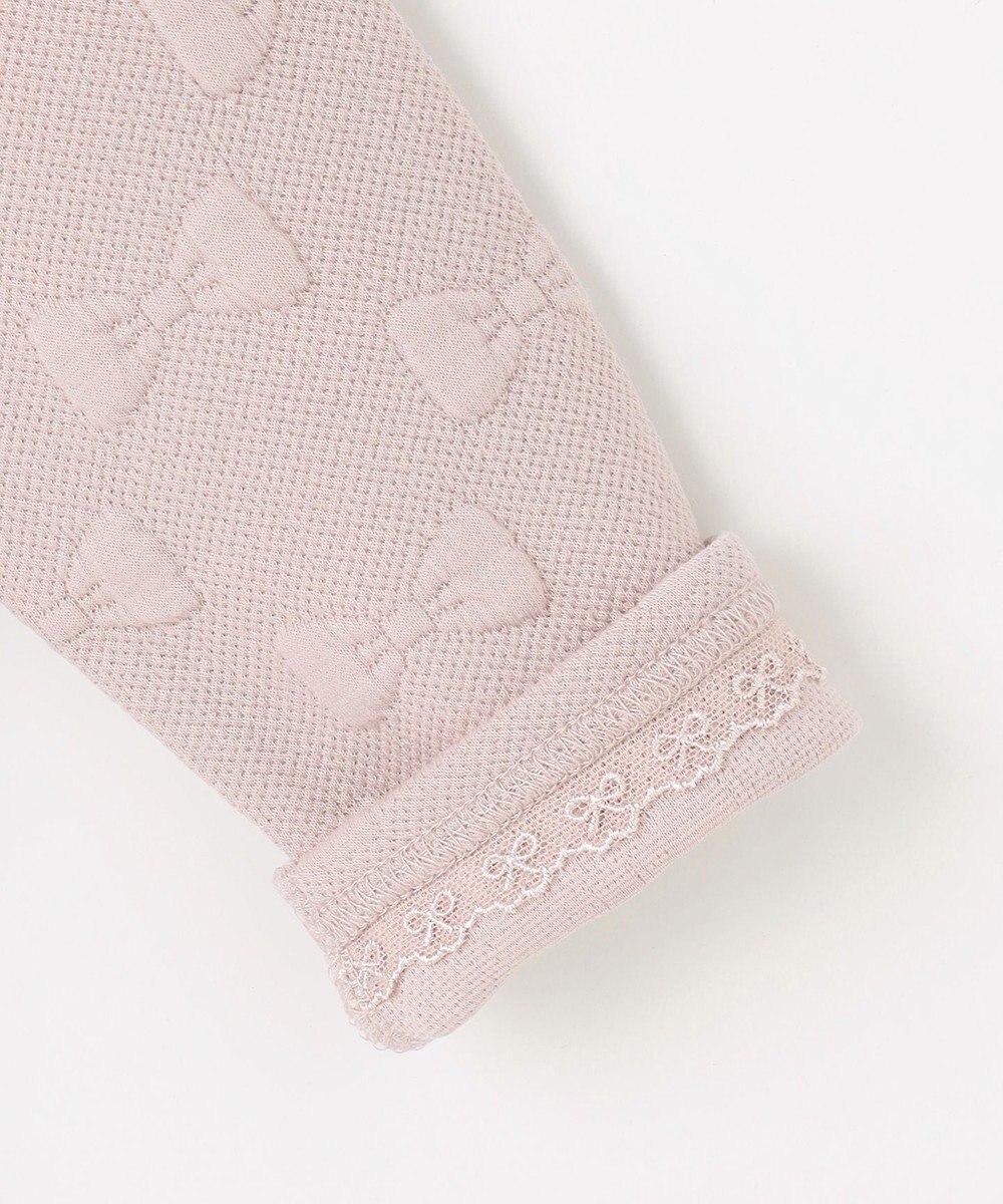 ANY KIDS リボン ジャガード カーディガン 