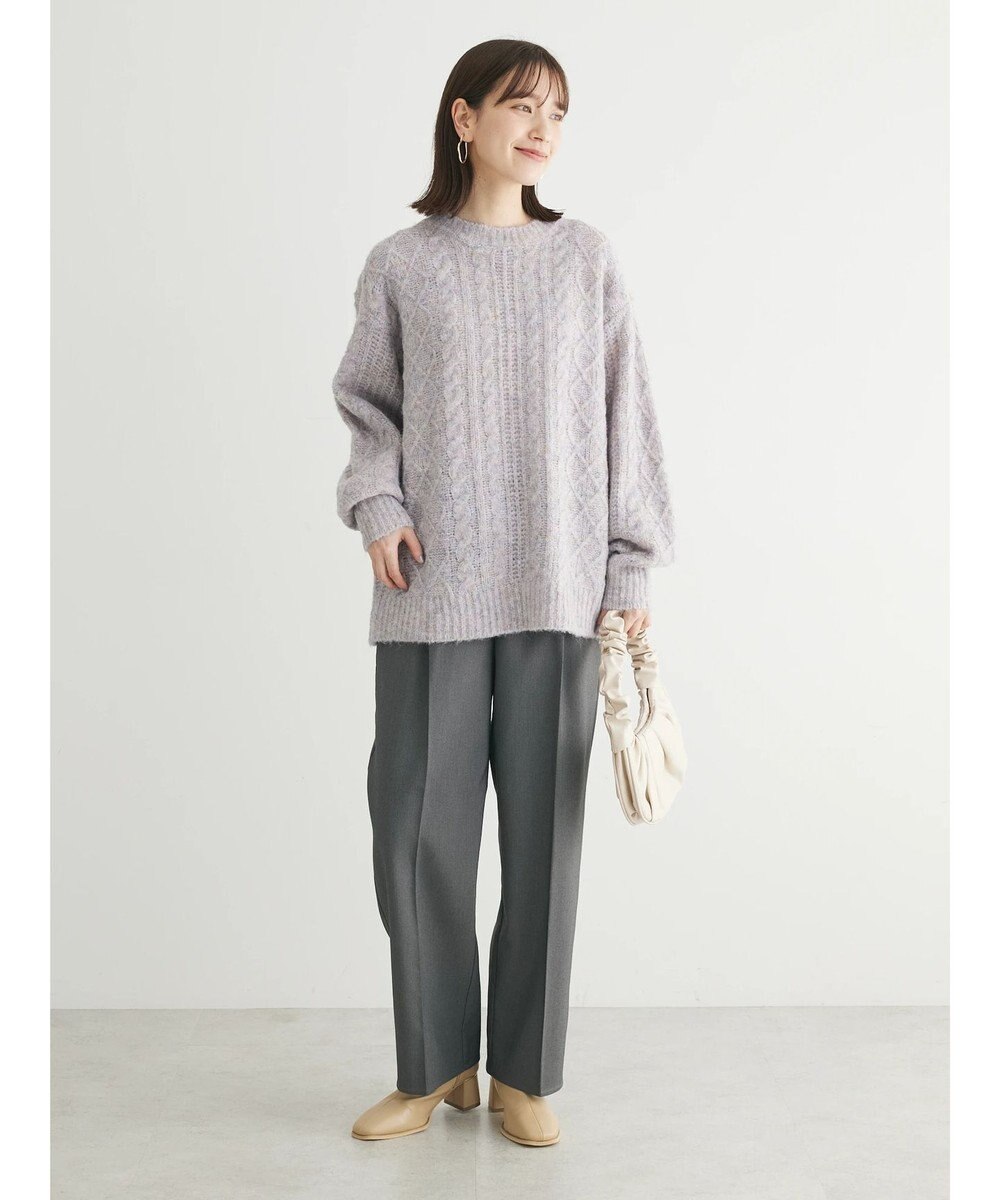 Green Parks フェアリーＭｉｘケーブルニットプルオーバー 