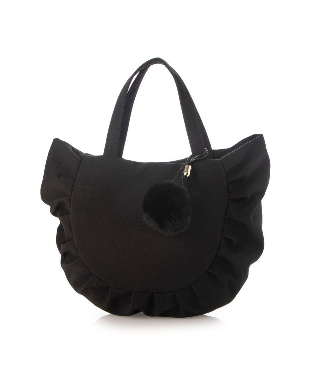 UNBILLION カシュカシュ cachecache / ポンポンつきラウンドミニトート 