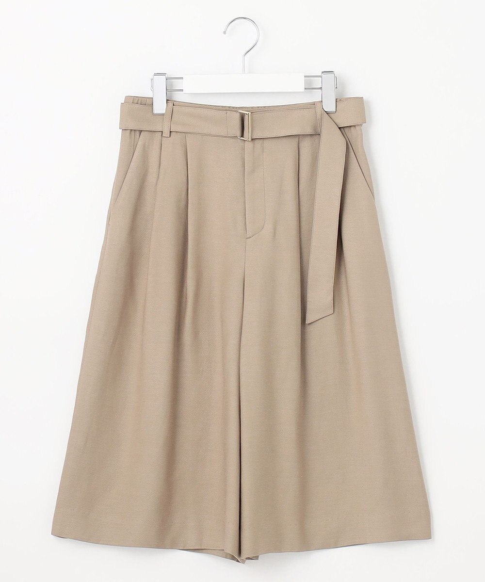 自由区 【XSサイズ～/洗える/セット可】キュプラリネンシャンタン ショートパンツ 