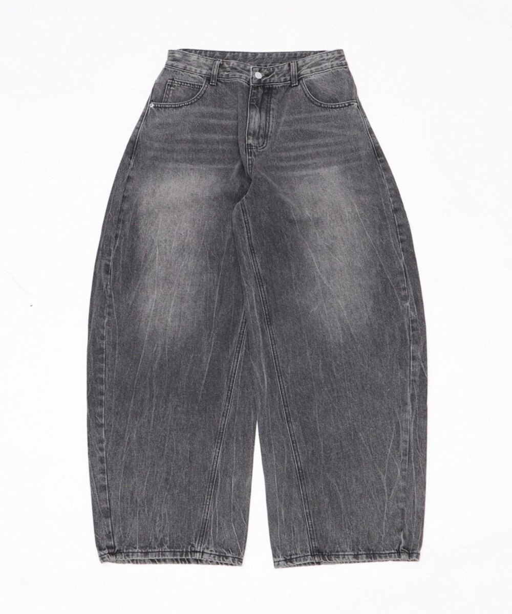 WEGO ラインストーンbackロゴデニム 