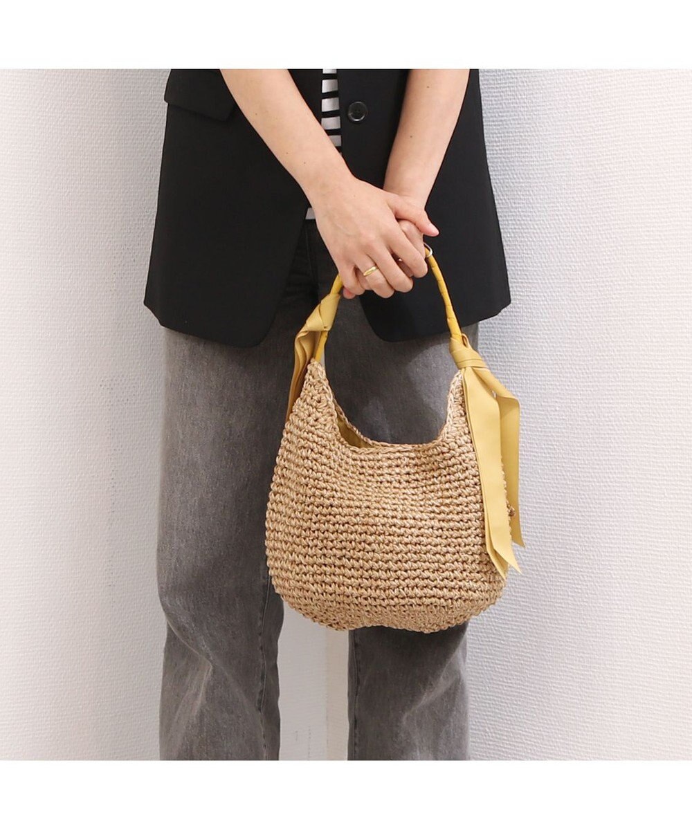 UNBILLION カシュカシュ cachecache / 下がりグログランクロッシェ2wayミニトート 