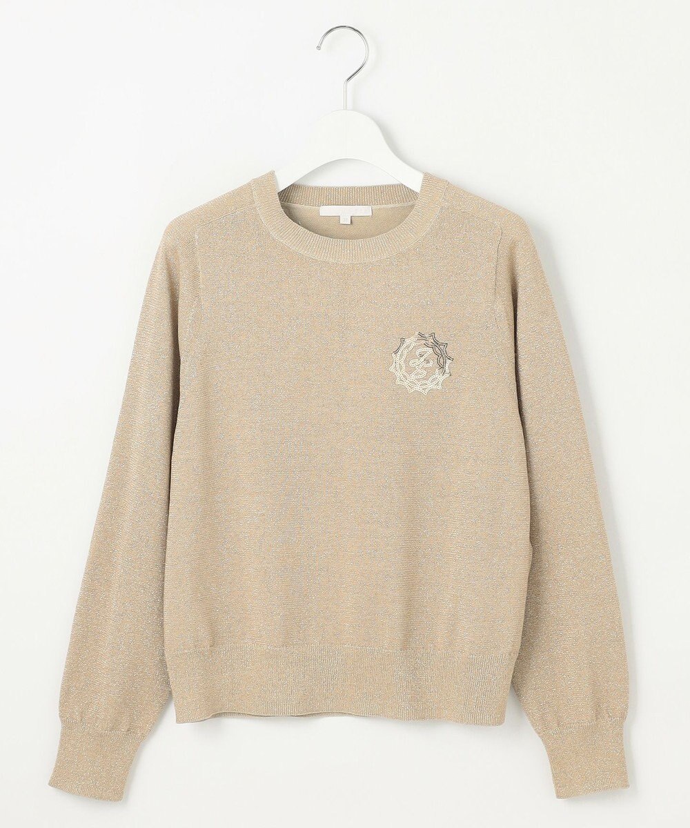 自由区 L 【カタログ掲載・洗える】エンブレム ニット 