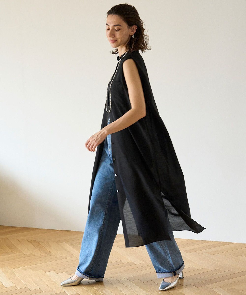 UNFILO 【UNFILO DENIM】撥水 カーブワイドデニム 