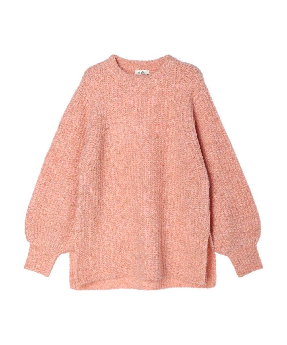 earth music&ecology フワフワＭＩＸヤーンチュニック 