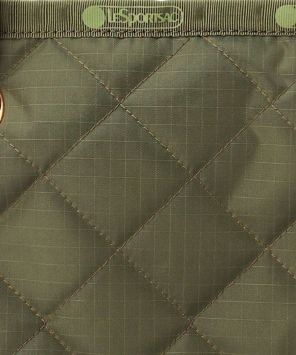 LeSportsac CHAIN N/S TOTE/ダークオリーブチェーンキルト 