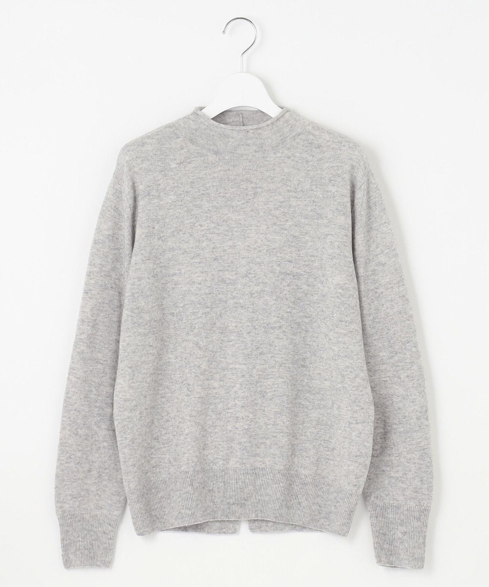 J.PRESS LADIES S 【洗える】CASHMERE BLEND スタンドカラー ニット 