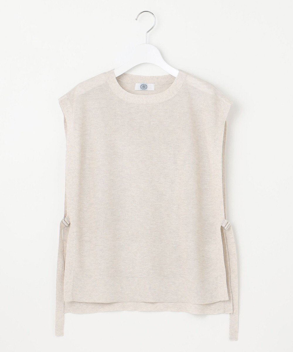 J.PRESS LADIES L 【洗える】Vis/Peスパーク クルーネック ニット ベスト 