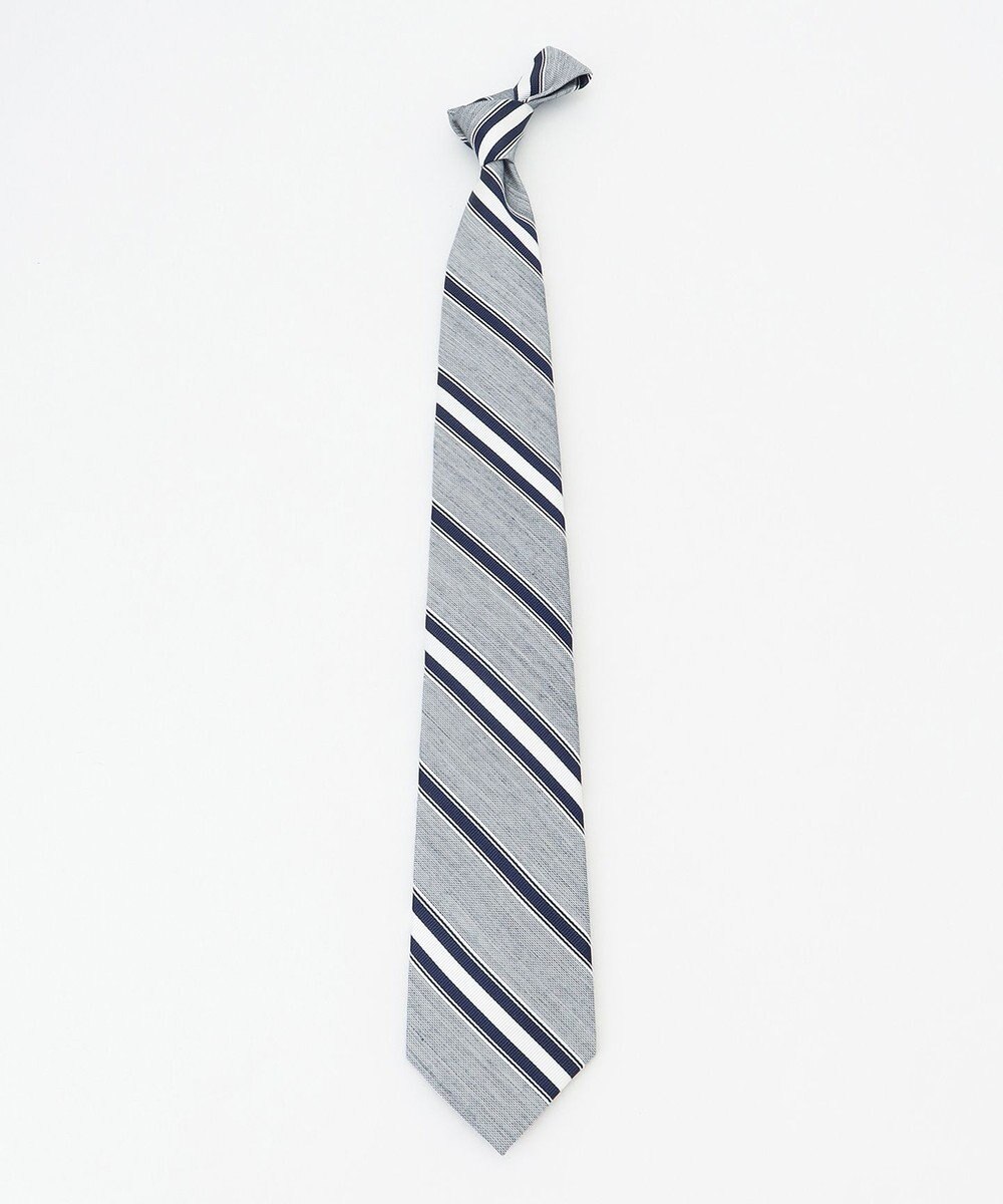 J.PRESS MEN 【LINEN MIX COLLECTION】レジメンタル ネクタイ 