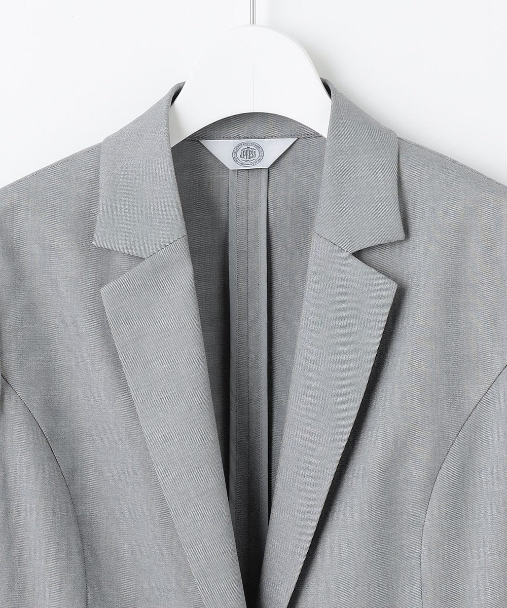 J.PRESS LADIES 【セットアップ対応・洗える・撥水・防汚】コットンFITTYシャーク テーラード ジャケット 