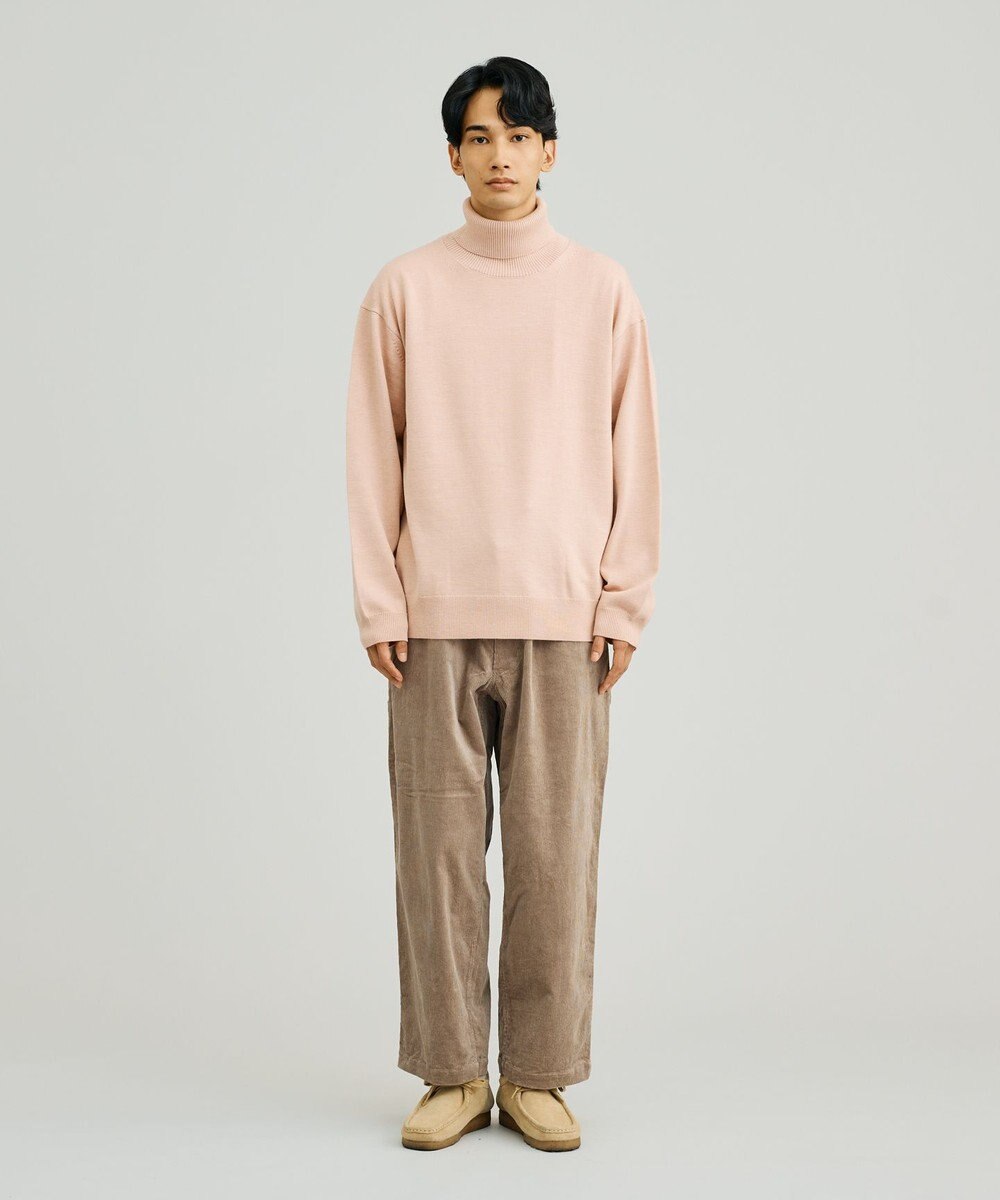 J.PRESS YORK STREET 【UNISEX】ANTI PILLING WOOL タートルニット 