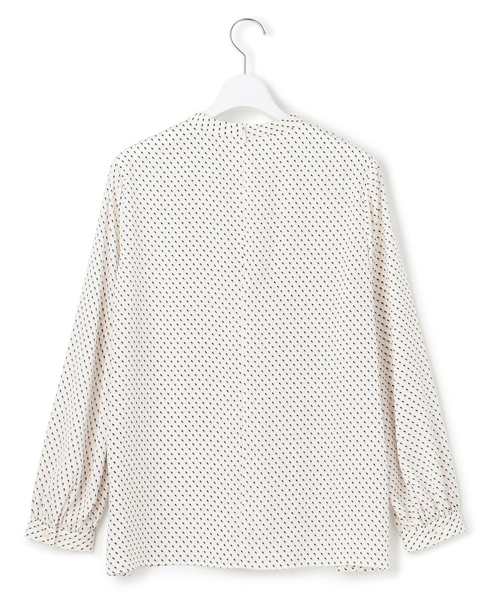 23区 L 【洗える】グラデーションドットプリント ブラウス 