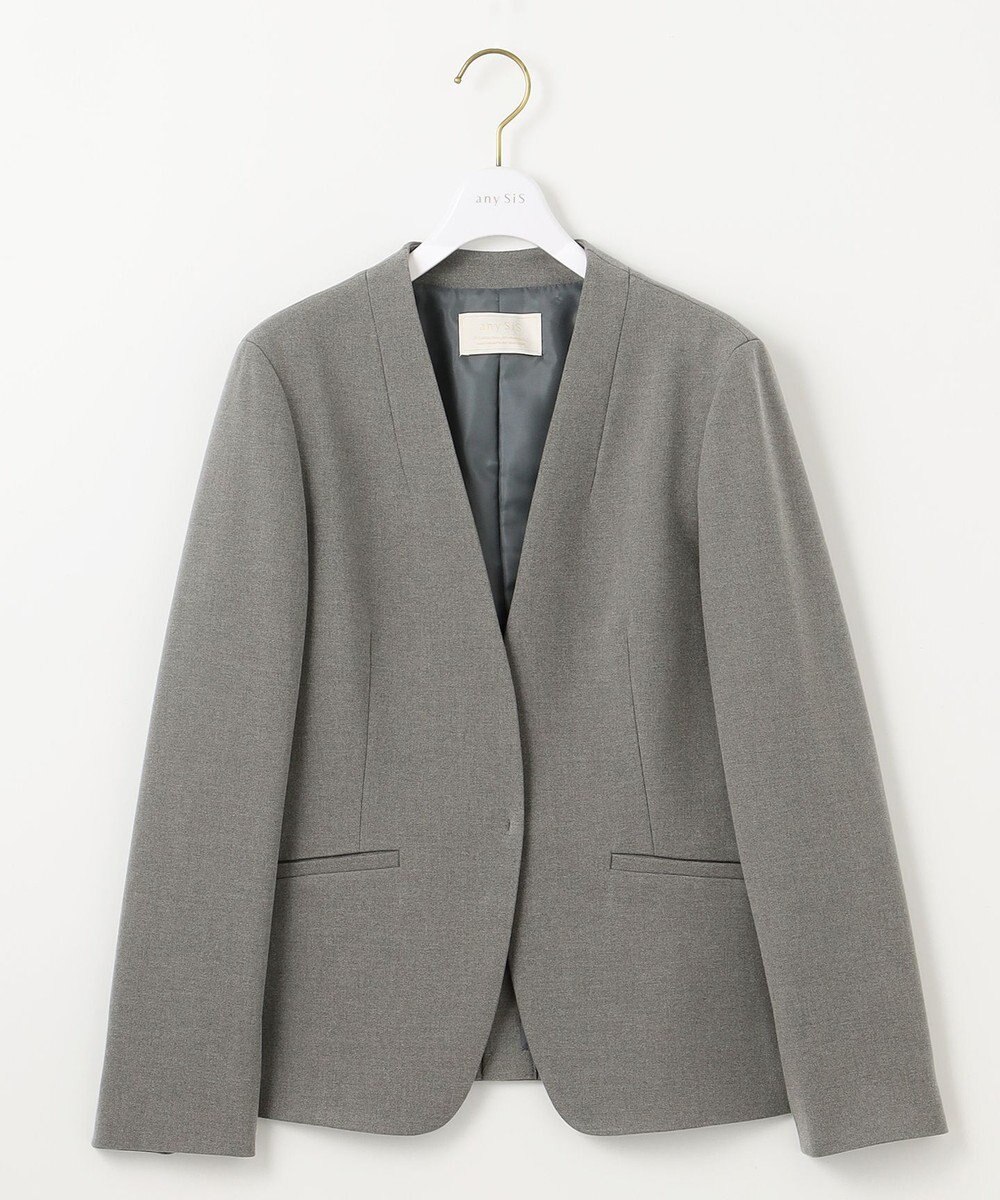 ANY SIS S 【保温効果/ストレッチ】シリーズ累計13万枚突破！ビューティサーモ ノーカラージャケット 