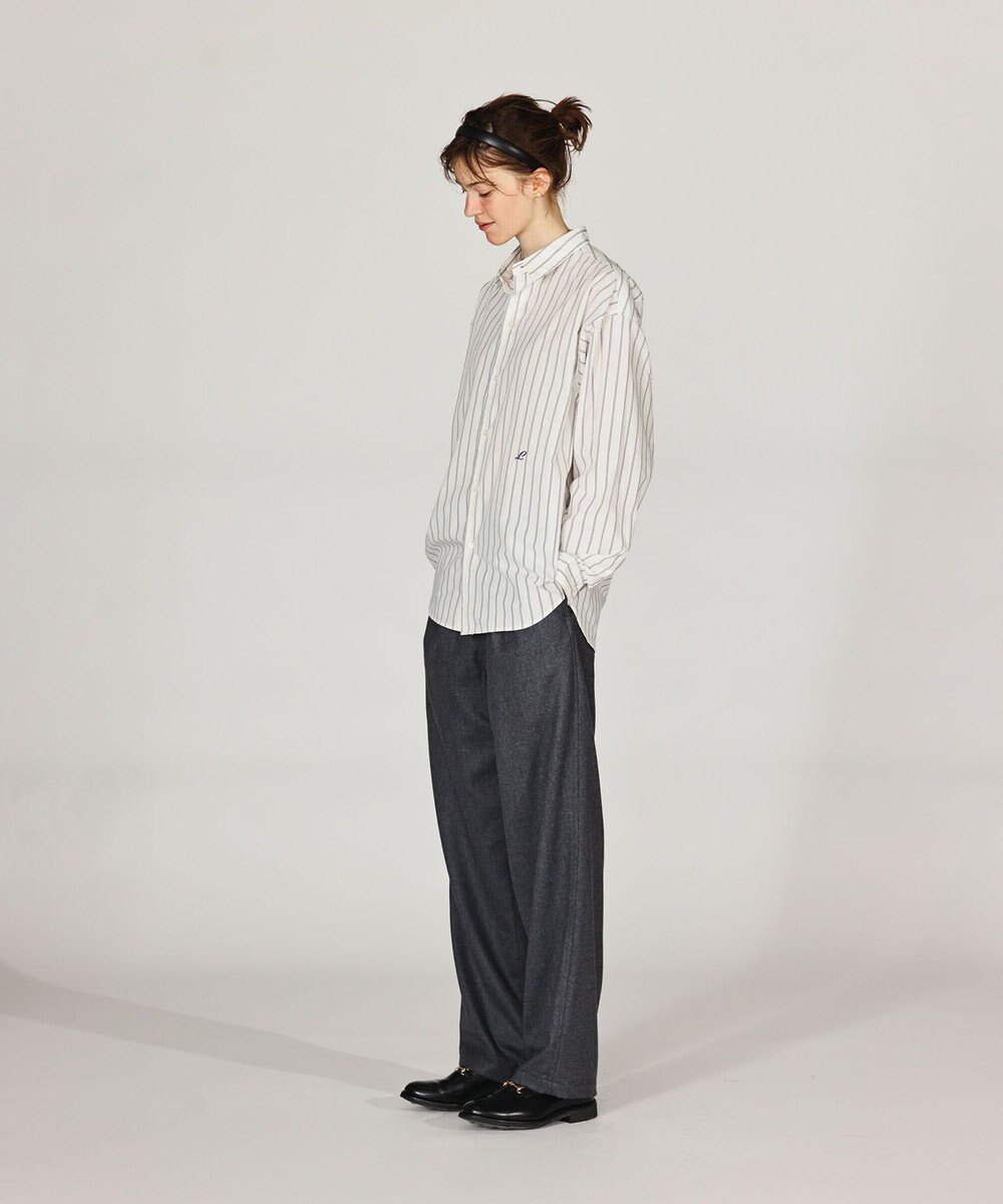 LENO REGULAR COLLAR SHIRTS 《UNISEX》 レギュラーカラーシャツ 