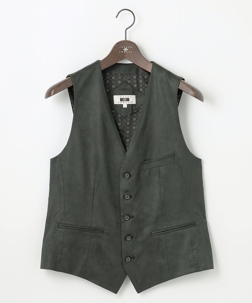 JOSEPH ABBOUD 【ストレッチ/スウェードタッチ/JAPANファブリック】コマ スウェード ベスト 