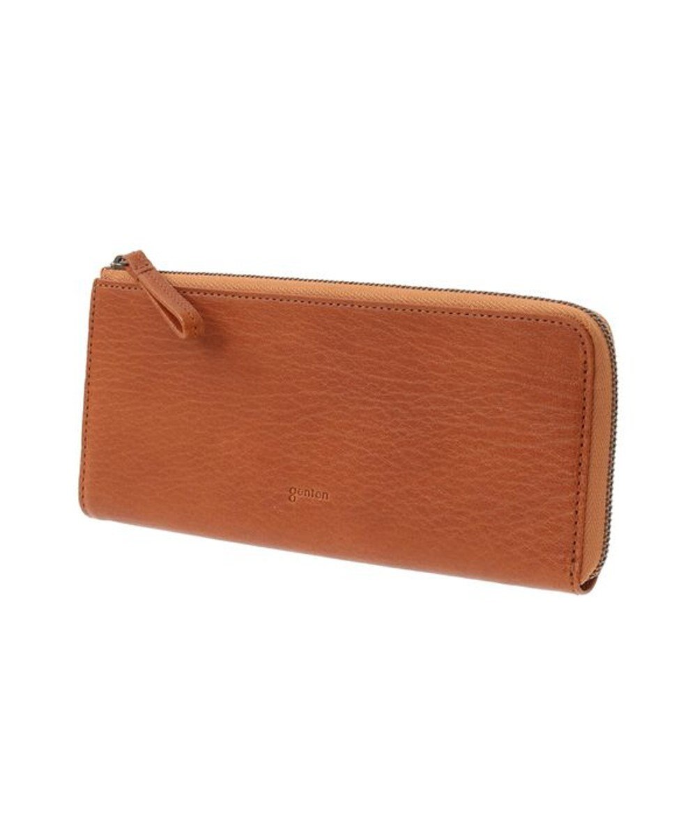 genten ゴートベーシック Ｌファスナー長財布 