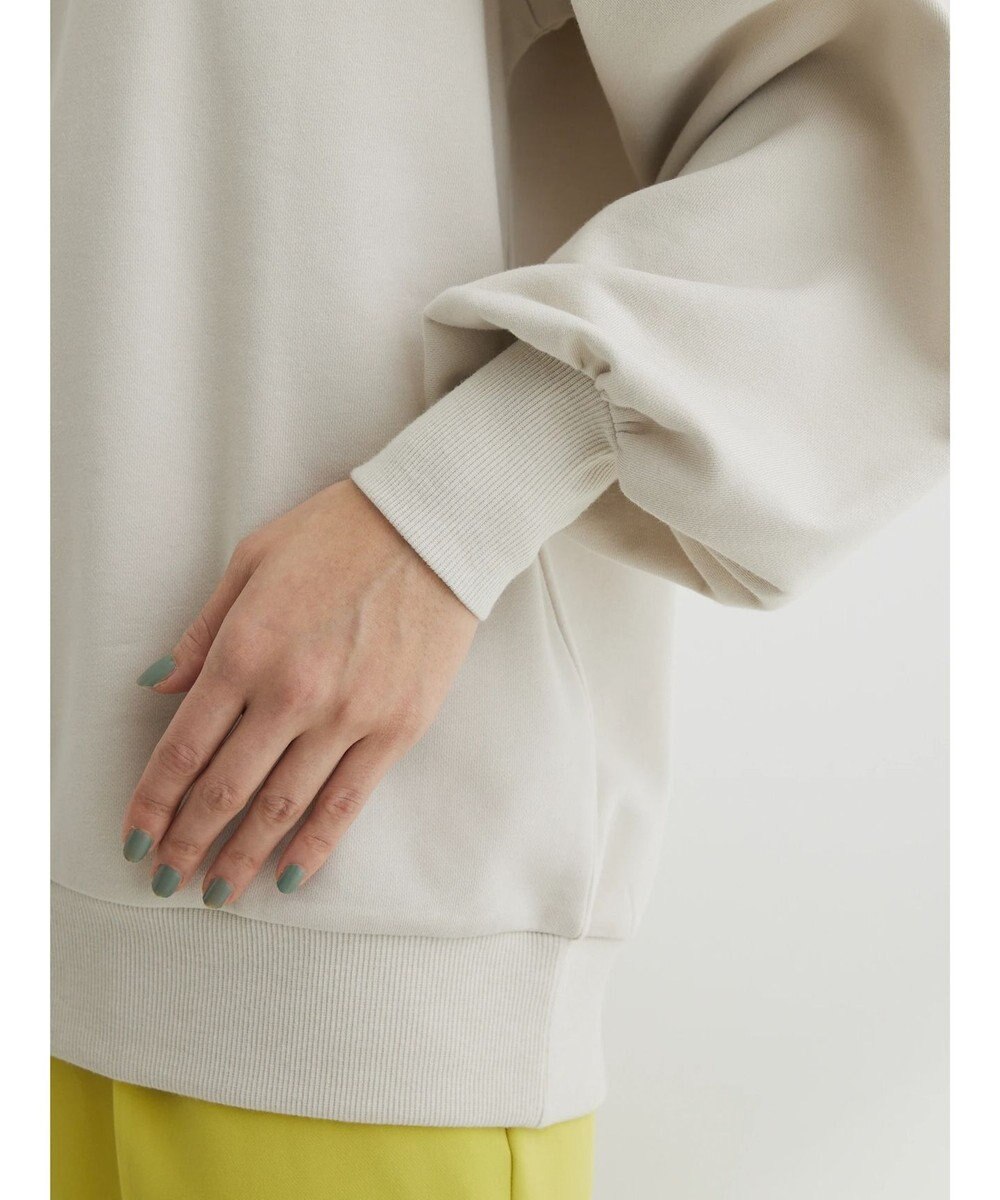 Green Parks 袖ギャザーボリューム裏毛プルオーバー 