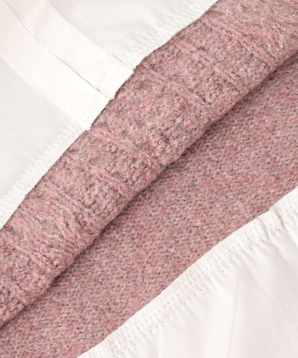 ANY 【洗濯機可能】シャツコンビケーブルニット 