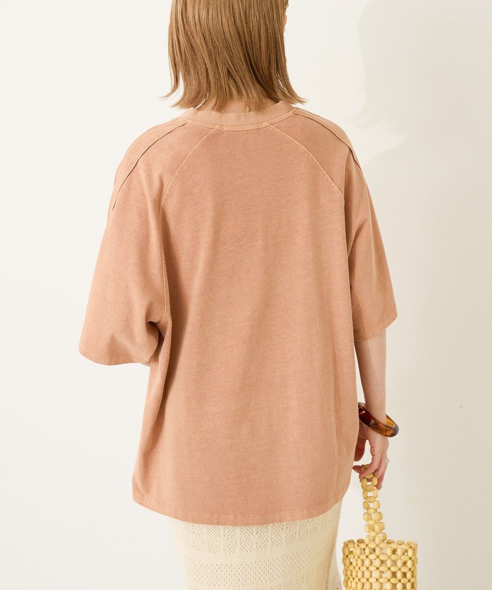 AMERICAN HOLIC ピグメントレーシングプリントTシャツ 