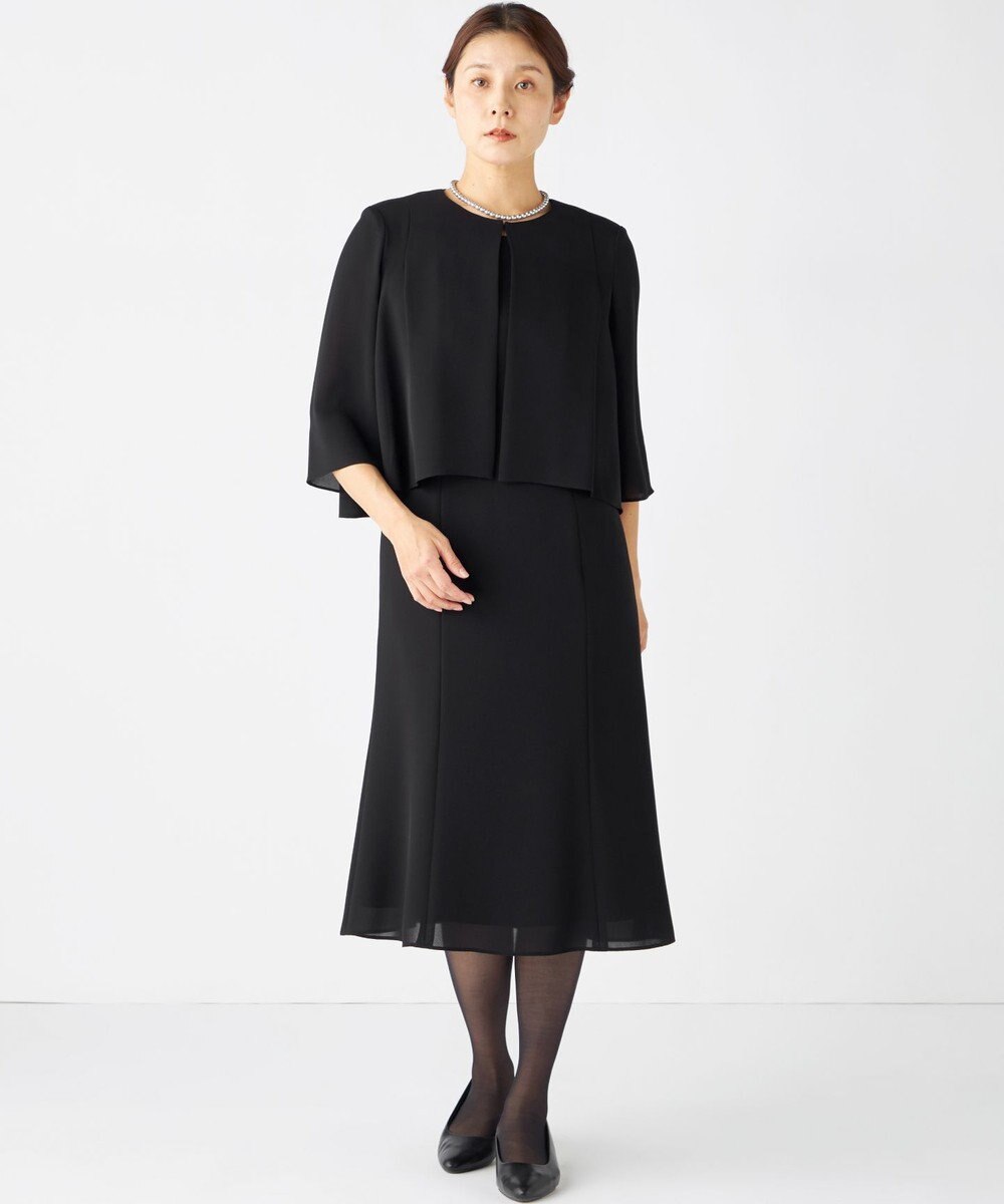 自由区 FORMAL 【洗える】セオアルファバラシャ ウォッシャブル ワンピース 