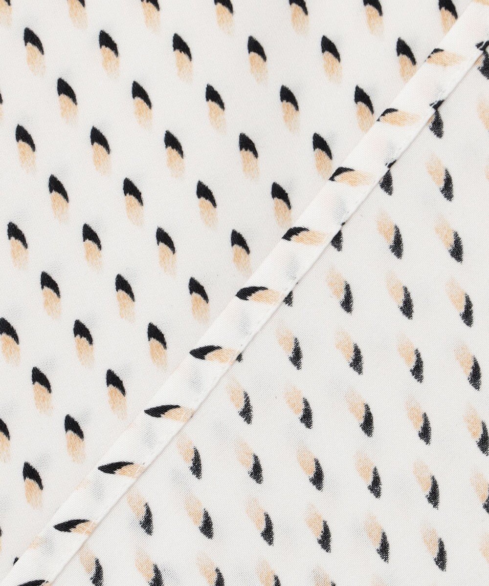 23区 L 【洗える】グラデーションドットプリント ブラウス 