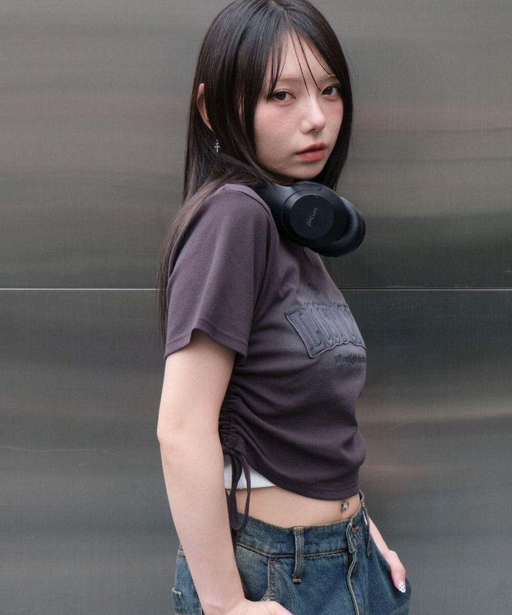 WEGO スプレーロゴドロストちびT 