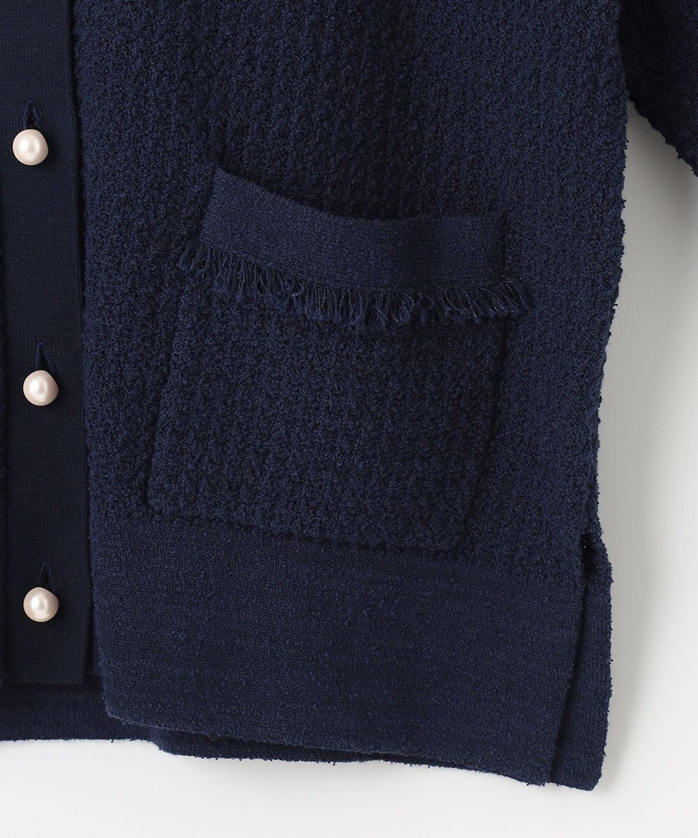 組曲 S 【WEB限定】ツィードニット 半袖ジャケット 