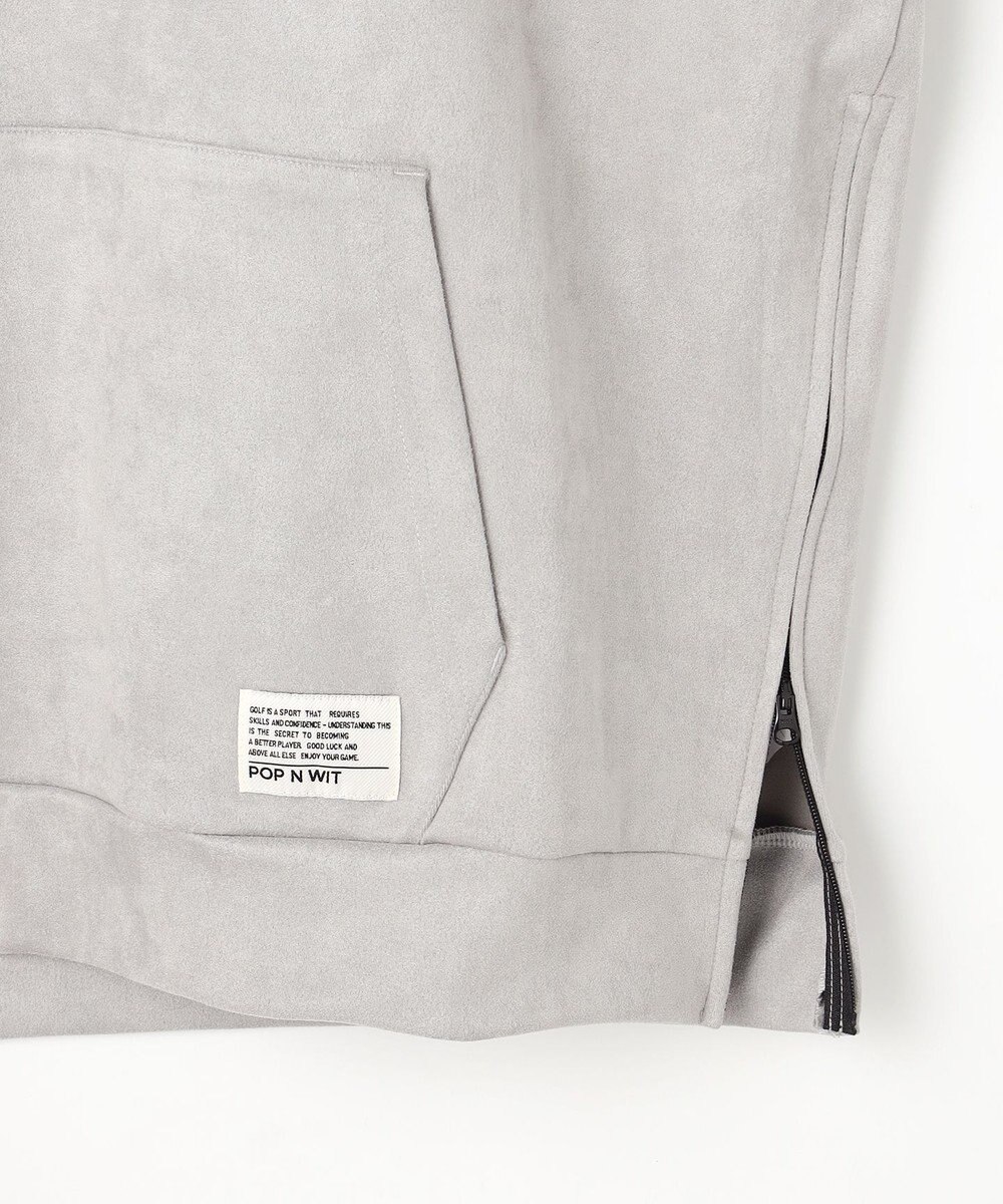 PW CIRCULUS 2025 NEW！【手洗い洗濯可】【MEN】キャットグラフィック スエードライク デタッチャブルフーディ ゴルフ 