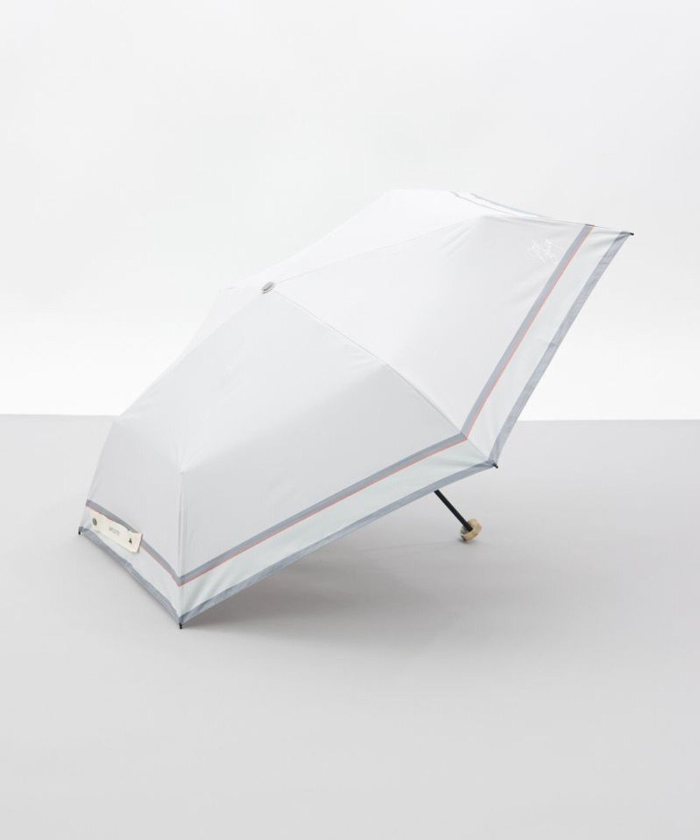 AURORA 【 JILL STUART（ジル スチュアート）】先染めボーダー晴雨兼用傘(折りたたみ傘) 