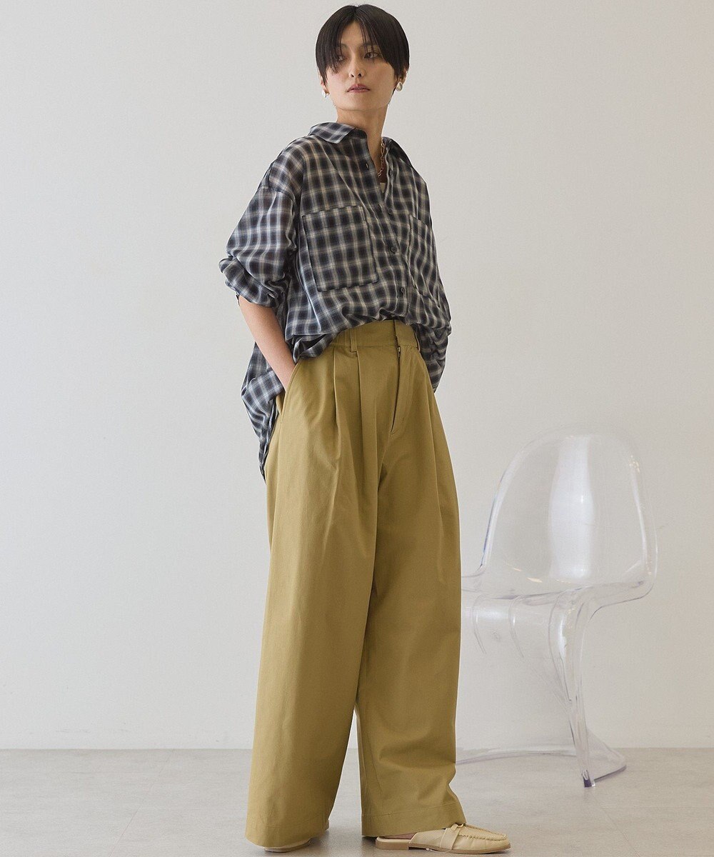 AMERICAN HOLIC シアーチェックシャツ 