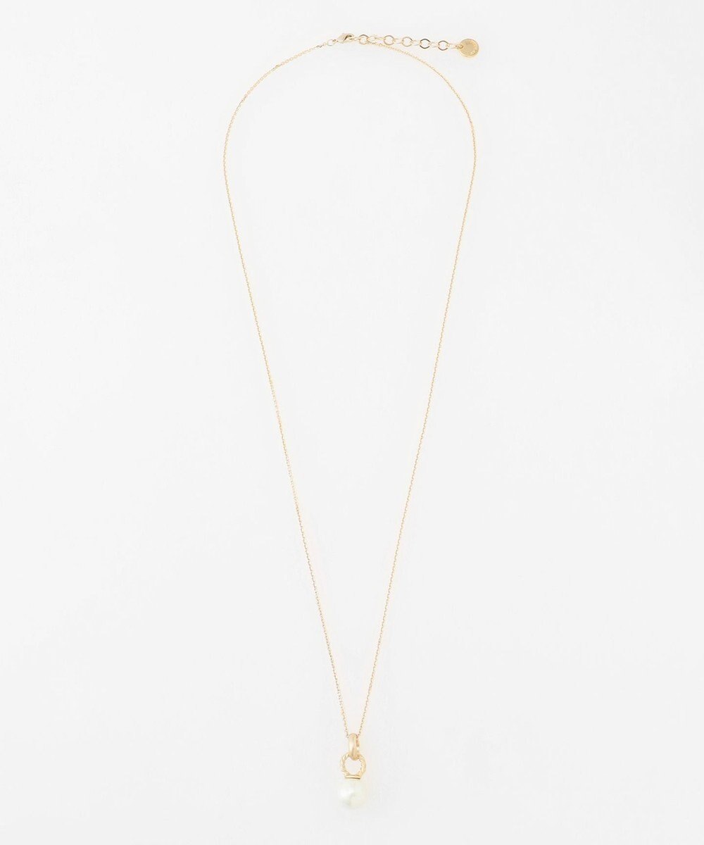 J.PRESS LADIES リングデザインパール ネックレス 