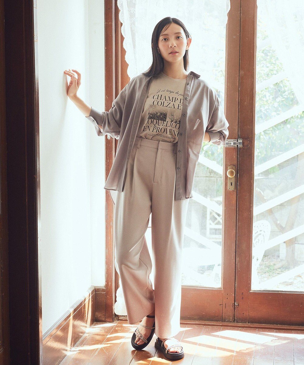 earth music&ecology シアーシャツ 