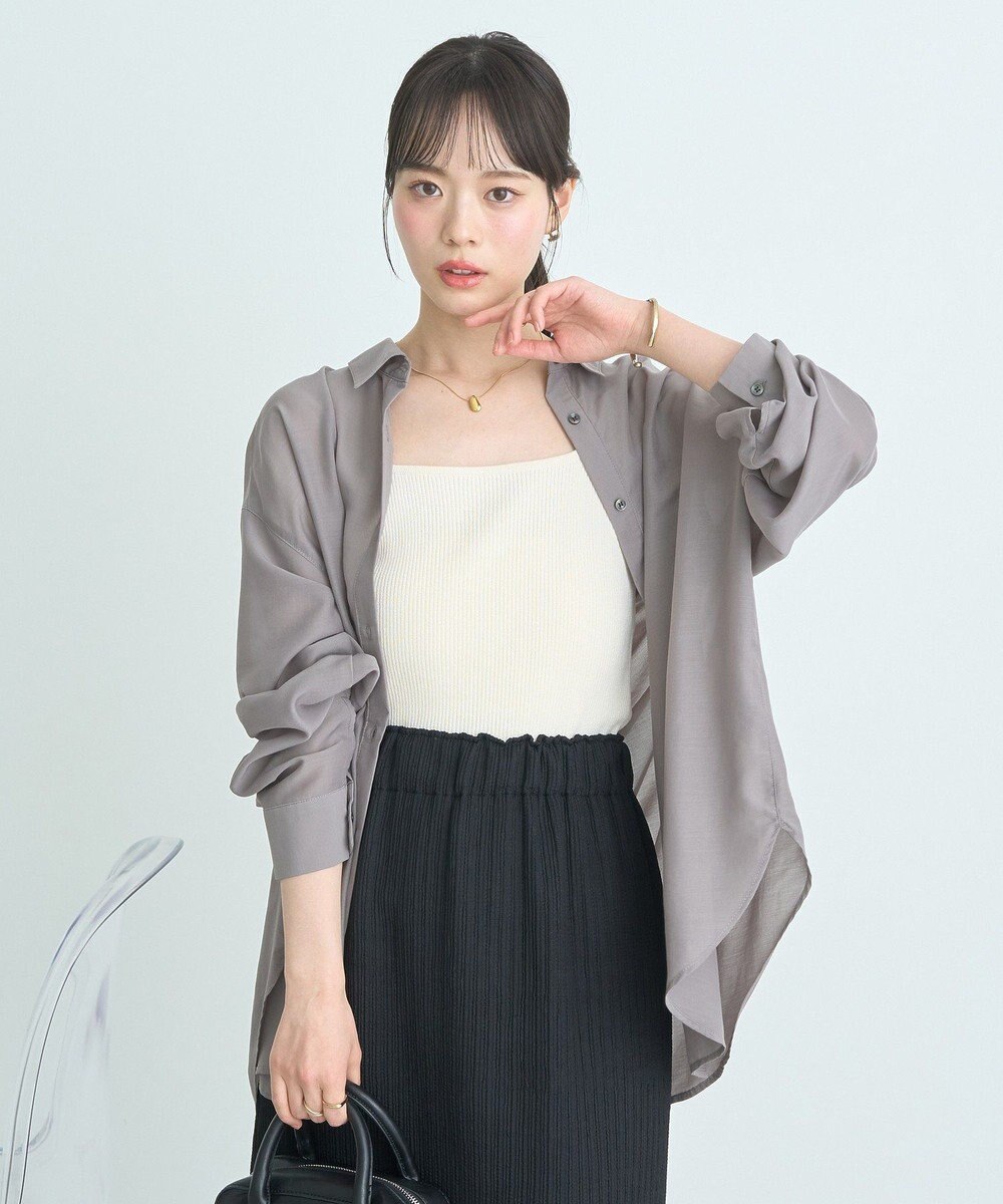 earth music&ecology シアーシャツ 