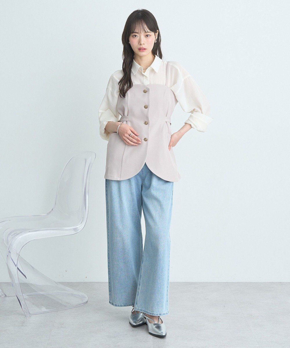 earth music&ecology シアーシャツ 