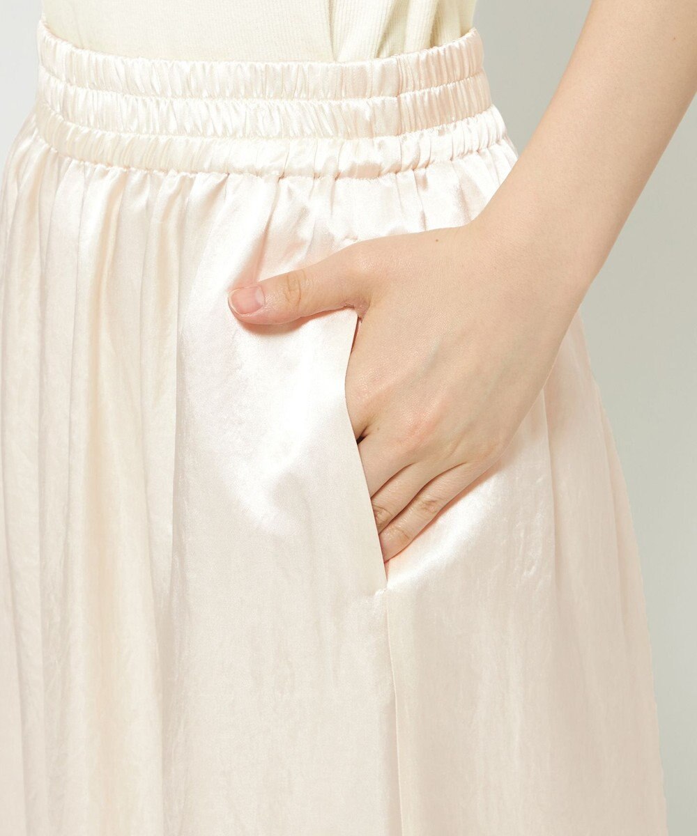 uncrave アセテートヴィンテージサテン ワイドパンツ 