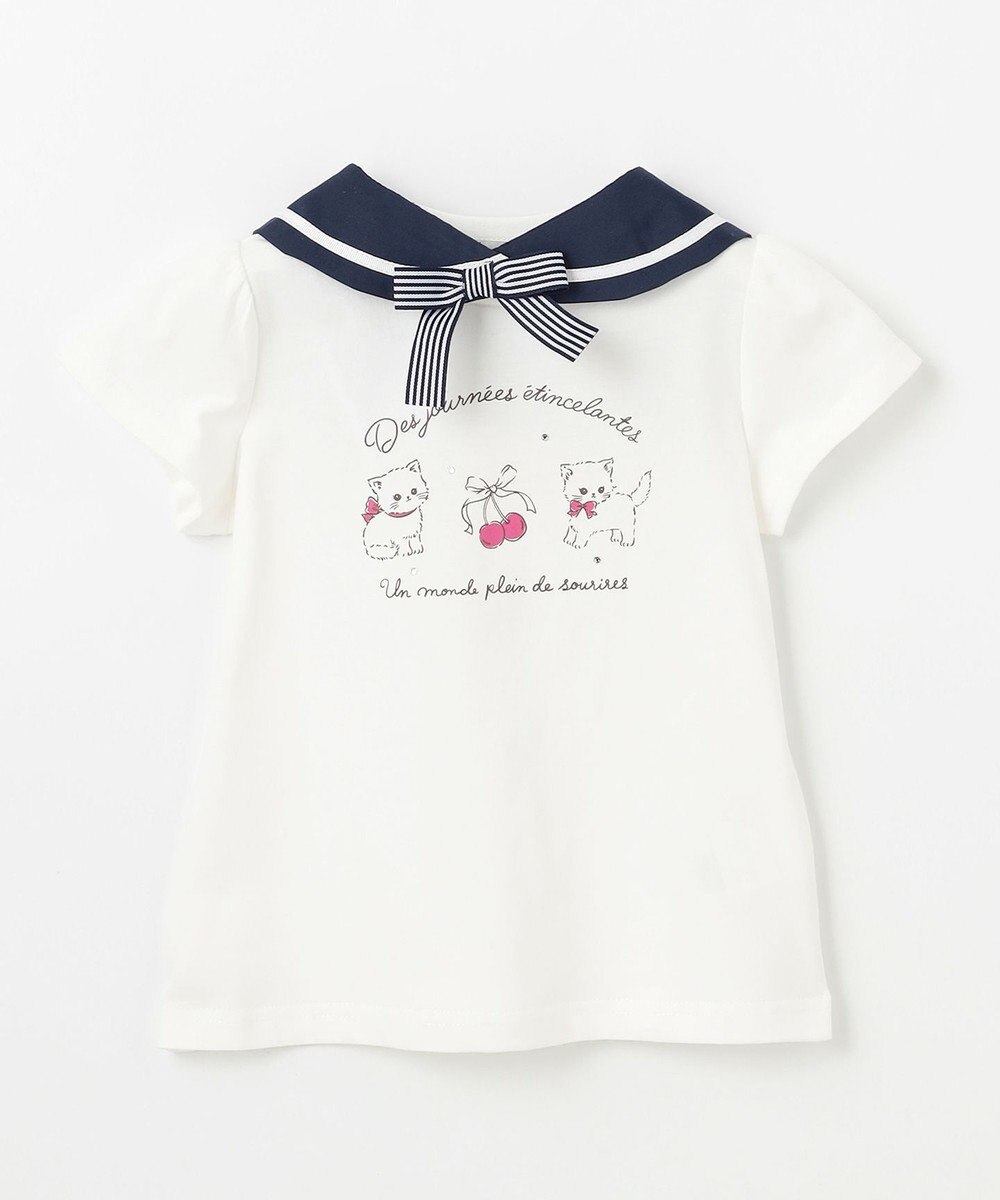 ANY KIDS セーラーカラー Tシャツ 